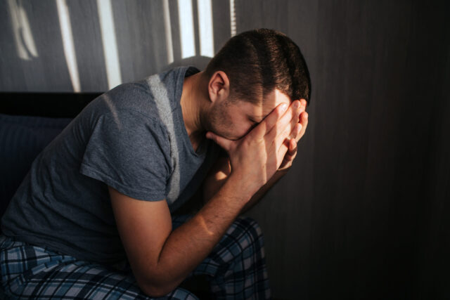 sad man