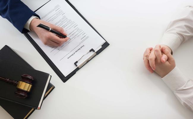 Law advice and Legal services concept. Lawyer and attorney having team meeting at law firm